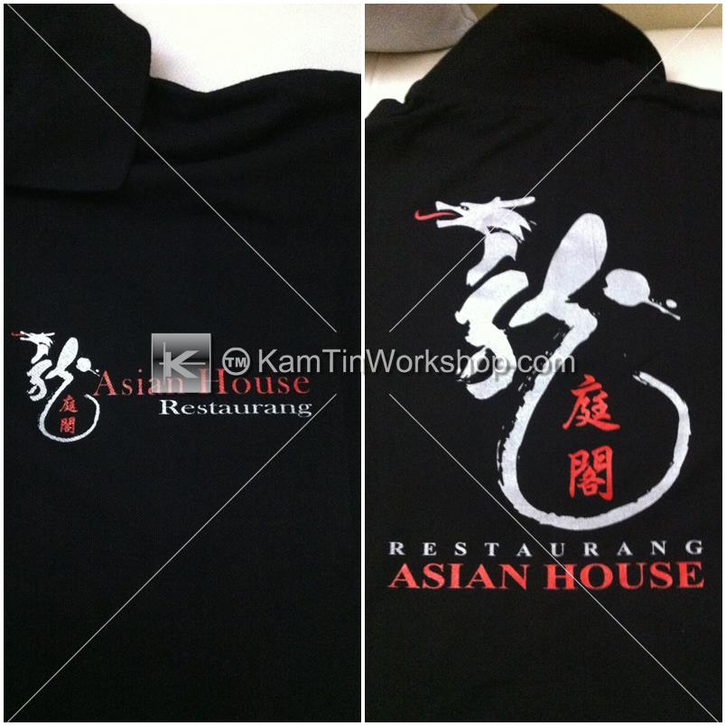 龍庭閣餐廳 T-Shirt 設計製作